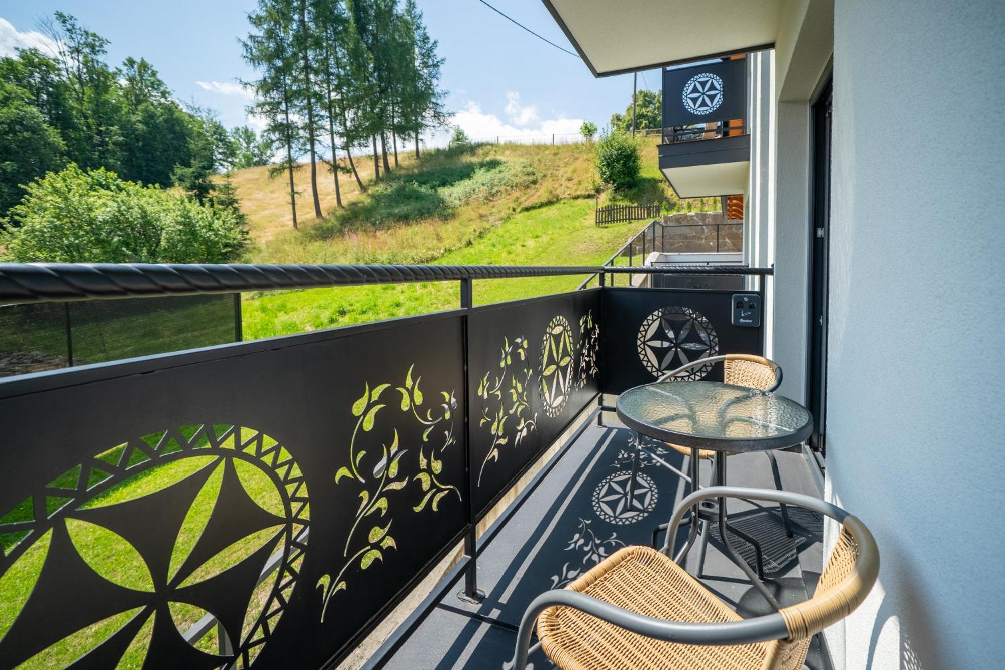 Quadruple Room balcony mountain view